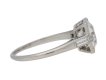 side view Art Deco diamond ring, circa 1930. berganza hatton garden