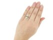hand view Ornate two stone diamond ring, circa 1905. berganza hatton garden