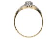 back view Ornate two stone diamond ring, circa 1905. berganza hatton garden