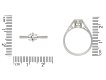 Vintage diamond solitaire ring, circa 1950 hatton garden