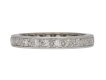 front view Diamond set eternity ring, French, circa 1950. berganza hatton garden 