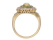 Antique diamond and demantoid garnet cluster ring, circa 1900. hatton garden berganza