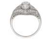 back view Two stone diamond cluster ring, circa 1920. berganza hatton garden 