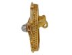 side view Antique diamond and gold brooch by René Boivin French, circa 1900. berganza hatton garden