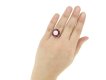 Diamond and ruby cluster ring by Oscar Heyman Brothers, circa 1970. berganza hatton garden