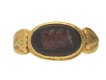  Ancient Roman Jupiter intaglio signet ring, circa 1st 3rd century AD. berganza hatton garden