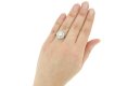 antique Diamond cluster ring berganza hatton garden