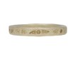  Viking gold band ring, circa 9th 11th century AD. berganza hatton garden