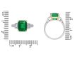 Colombian emerald and diamond ring, circa 1980 hatton garden