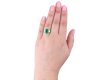 Colombian emerald and diamond ring, circa 1980 hatton garden
