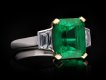 Colombian emerald and diamond ring, circa 1980 hatton garden