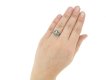 Georgian diamond cluster ring berganza hatton garden