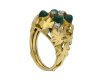 Emerald and diamond dress ring berganza hatton garden