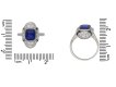 art deco diamond sapphire ring berganza hatton garden