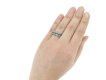 hand view Georgian diamond two row ring berganza hatton garden