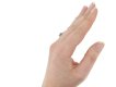 hand veiw Georgian diamond two row ring berganza hatton garden