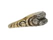 side view Georgian diamond two row ring berganza hatton garden