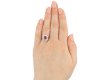 Burmese ruby and diamond cluster ring, circa 1970.  Hatton Garden