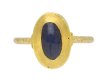 Medieval sapphire fede ring, circa 14th century AD. Hatton Garden