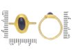 Medieval sapphire fede ring, circa 14th century AD. Hatton Garden