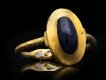 Medieval sapphire fede ring, circa 14th century AD. Hatton Garden