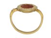 Medieval lion entaglio ring, berganza hatton garden  