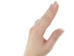 hand view Antique Marquise diamond cluster ring berganza hatton garden