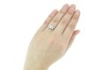 hand view Vintage 3stone diamond ring berganza hatton garden
