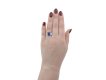 Vintage sapphire diamond ring berganza hatton garden