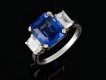 Vintage sapphire diamond ring berganza hatton garden