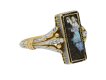 side view Carved opal ring Wilhelm Schmidt Guiliano berganza hatton garden