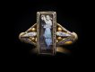 Carved opal ring attributed to Wilhelm Schmidt for Giuliano, English, circa 1890.