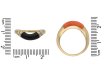 vintage Cartier coral onyx stack rings berganza hatton garden