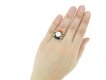 vintage Cartier coral onyx stack rings berganza hatton garden