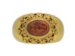 Ancient Roman gold ring intaglio berganza hatton garden