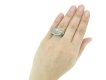front view Ancient Roman inscribed silver ring berganza hatton garden