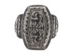 Byzantine silver niello ring berganza hatton garden