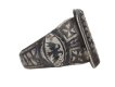 Byzantine silver niello ring berganza hatton garden