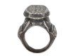 Byzantine silver niello ring berganza hatton garden