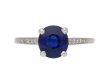 antique Burmese sapphire  diamond ring berganza hatton garden