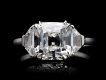 Art Deco old mine diamond solitaire ring, English hatton garden