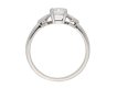 back view Art Deco diamond engagement ring berganza hatton garden