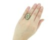 antique Enamelled memorial ring berganza hatton garden