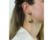 vintage Yellow gold clip ear pendants hatton garden