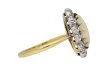 side view Antique opal diamond ring berganza hatton garden