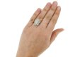 hand view Antique opal diamond ring berganza hatton garden