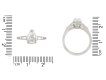 Art Deco drop shape diamond ring, American hatton garden