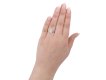 Art Deco drop shape diamond ring, American hatton garden
