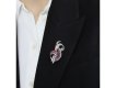 Vintage ruby diamond brooch berganza hatton garden