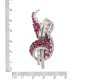 Vintage ruby diamond brooch berganza hatton garden